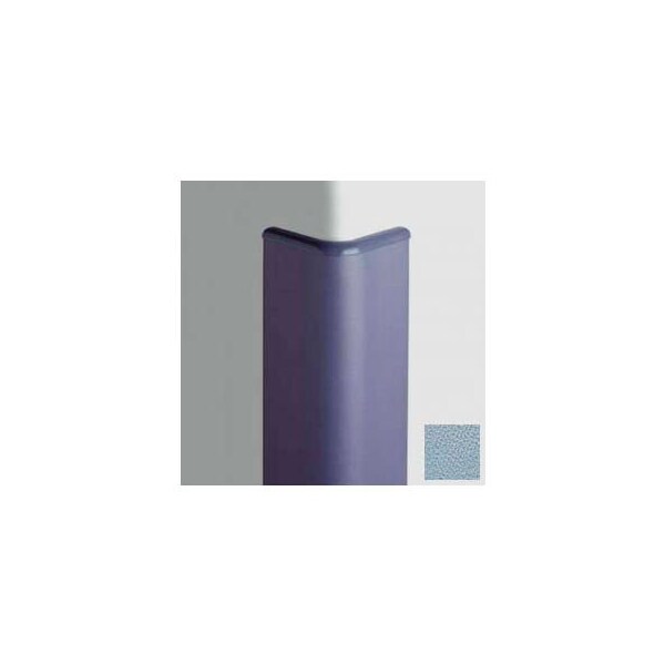 Pawling Surface Mounted Corner Guard Bullnose 90Deg, 3'' Wings, 4'H W/Caps, BL Fog CG-30-4-369 - main
